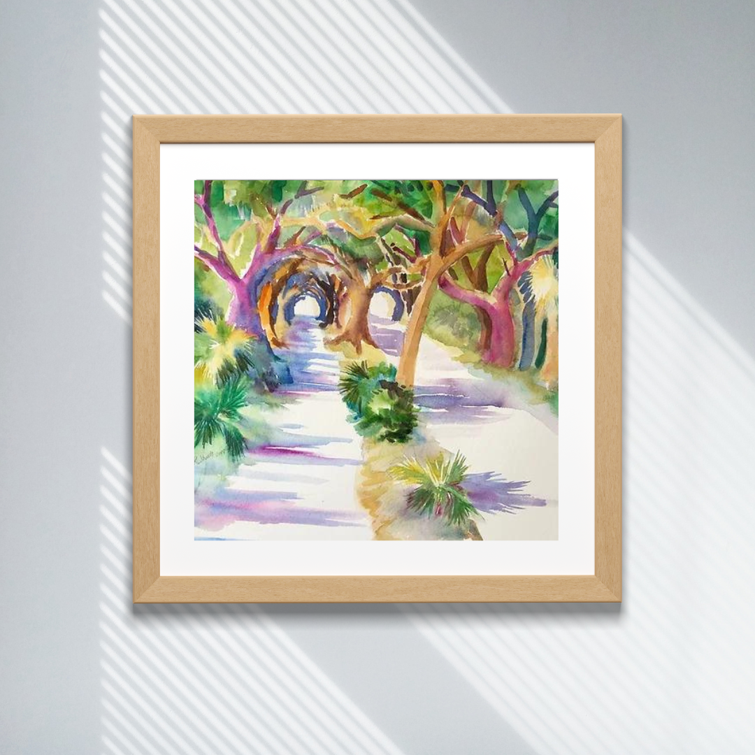 Federal Road / Bald Head Island / Unframed Print by Elizabeth Sheats