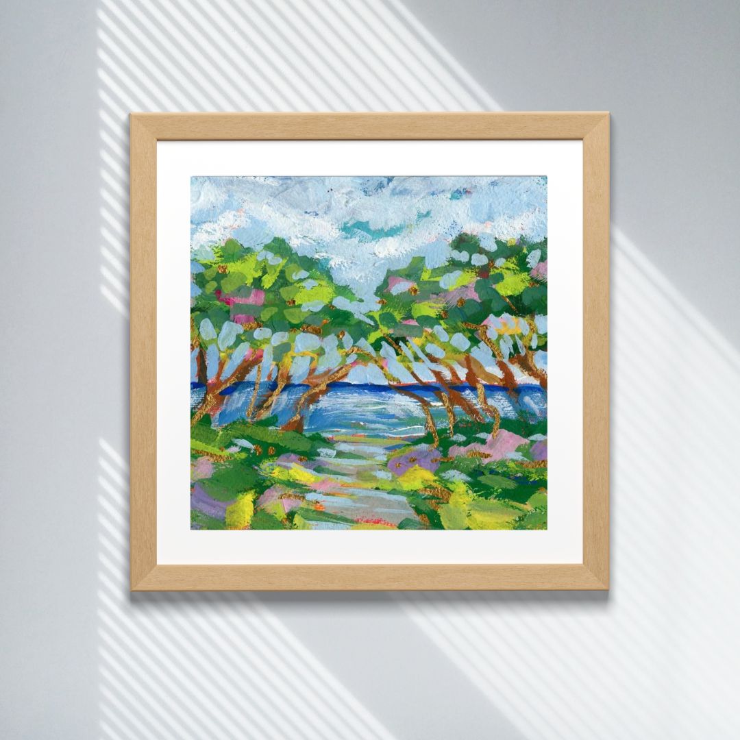 Fort Fisher Canopy / Unframed Print by Elizabeth Sheats Mockup