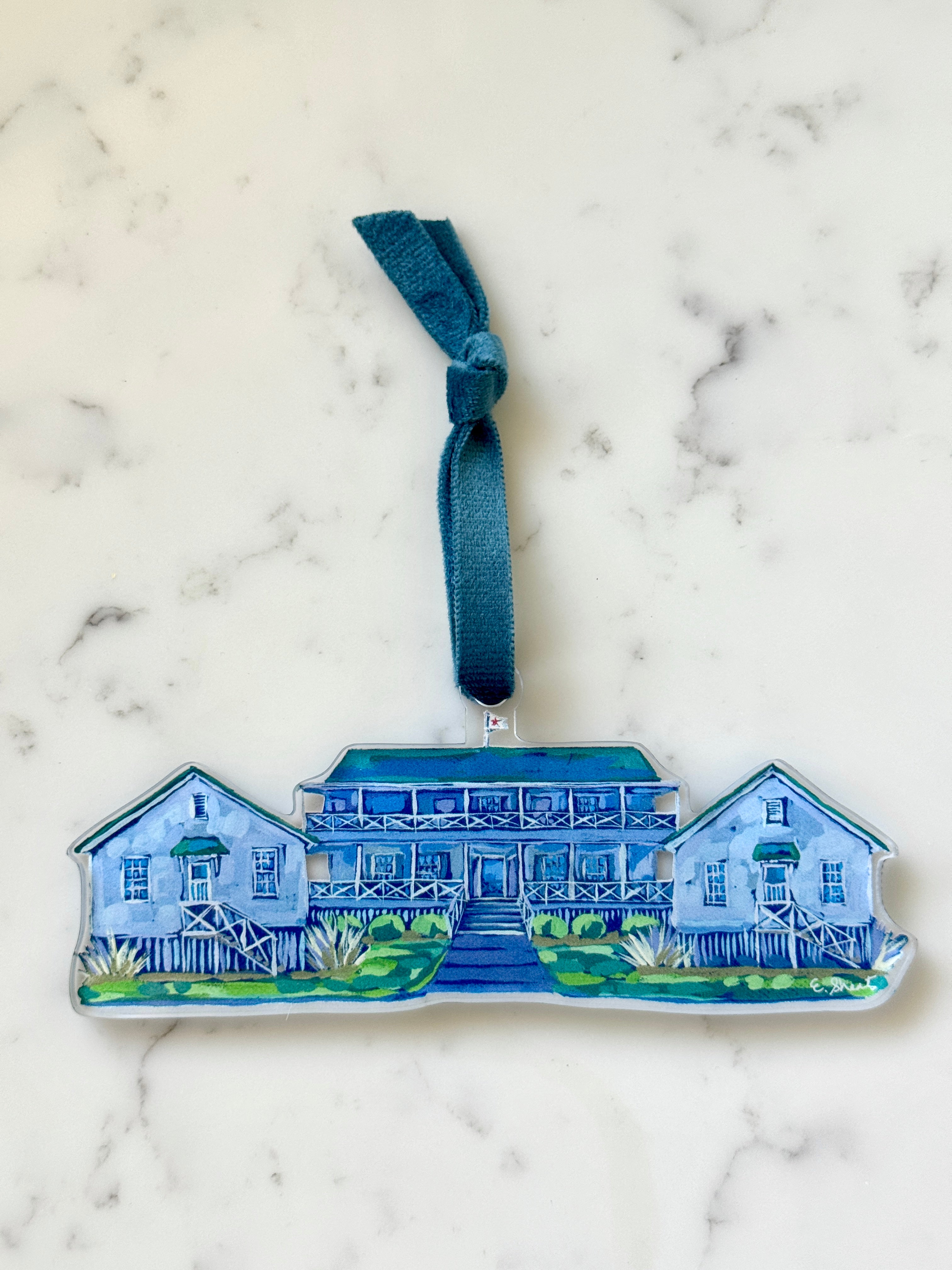 Wrightsville Beach Ornaments by Elizabeth Sheats