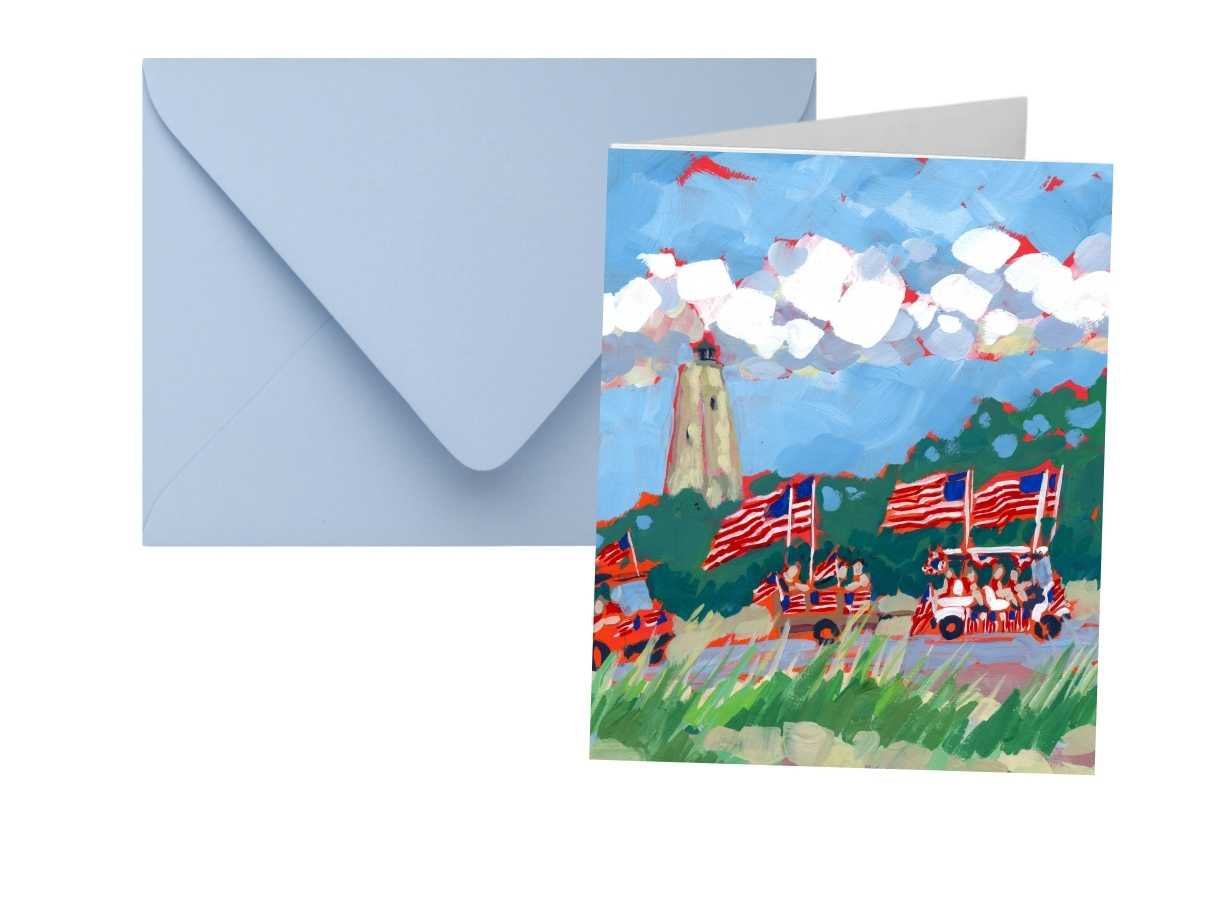 Bald Head Island Note Cards by Elizabeth Sheats