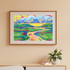 Firey Sky / Unframed Print by Elizabeth Sheats, Mockup