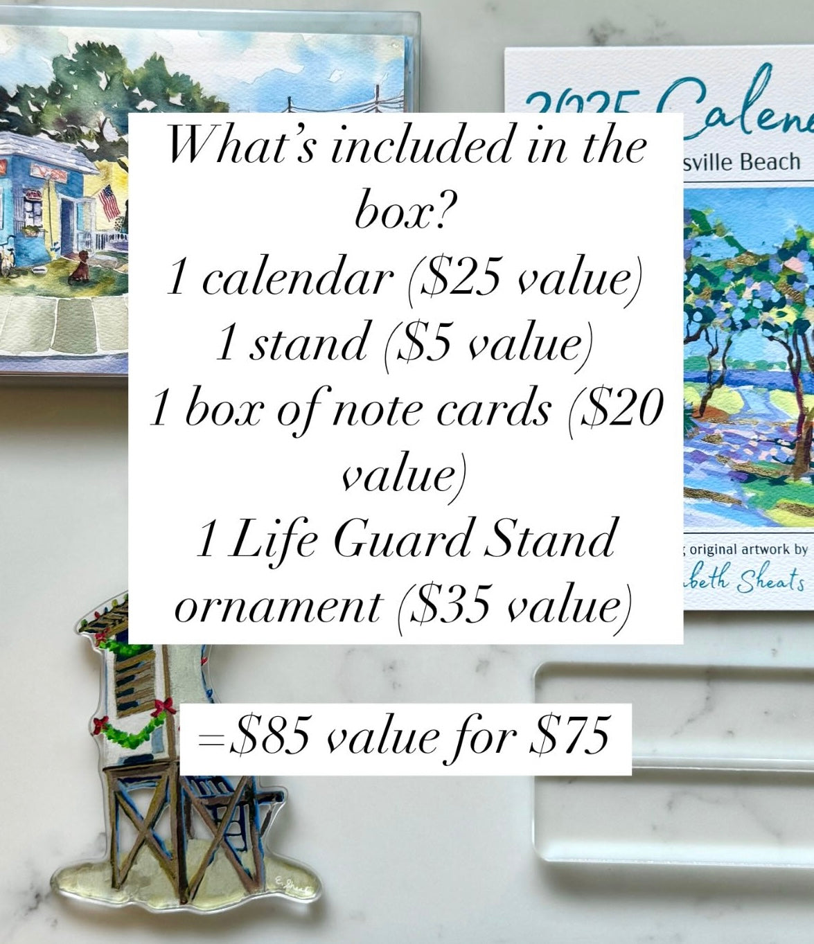 Gift Box / Wrightsville Beach Lovers by Elizabeth Sheats