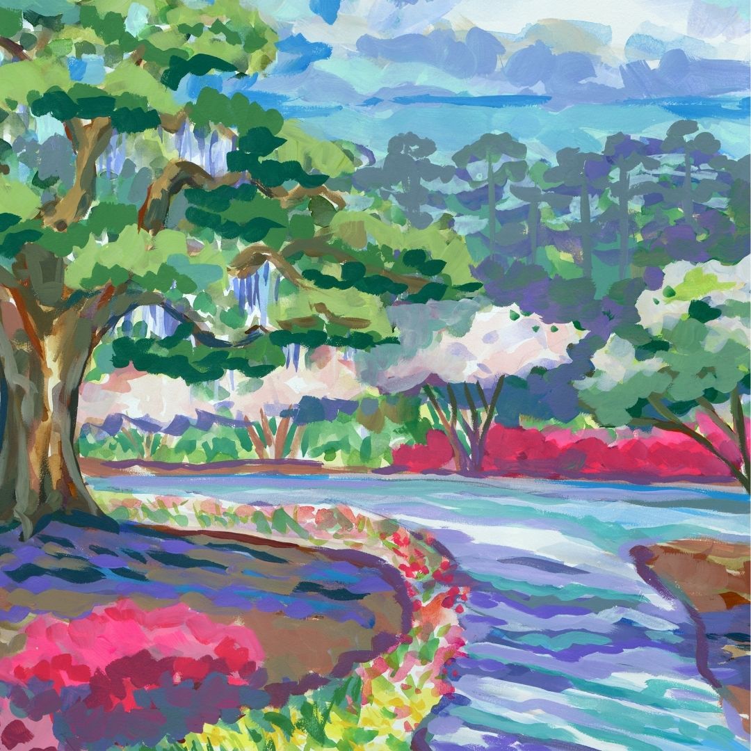 Airlie Blossoms / Unframed Print