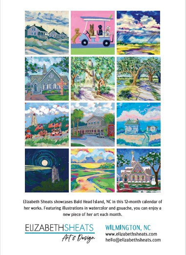 Bald Head Island 2026 Desk Calendars