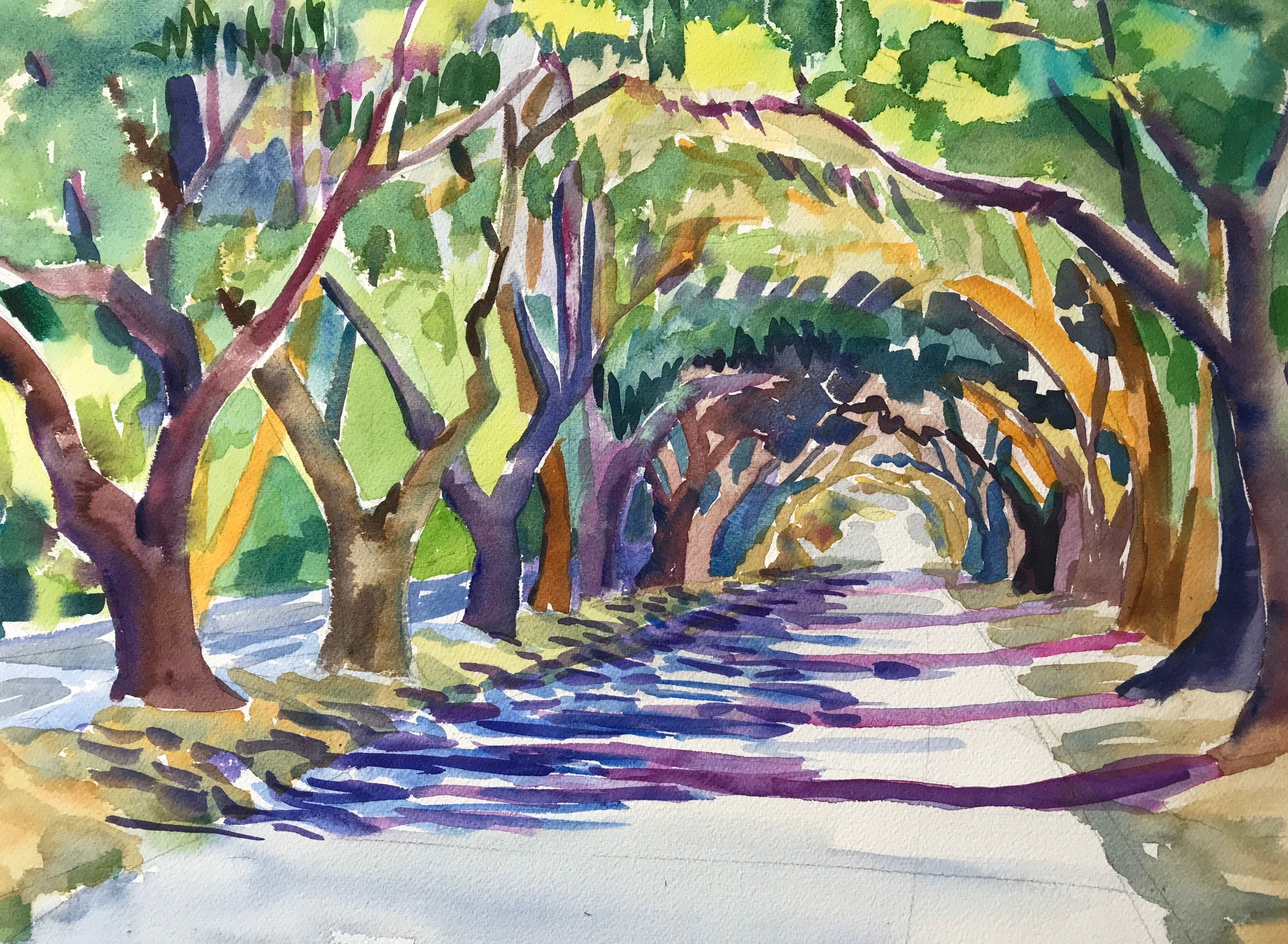 Country Club Rd Canopy / Wilmington, NC / Print image 1