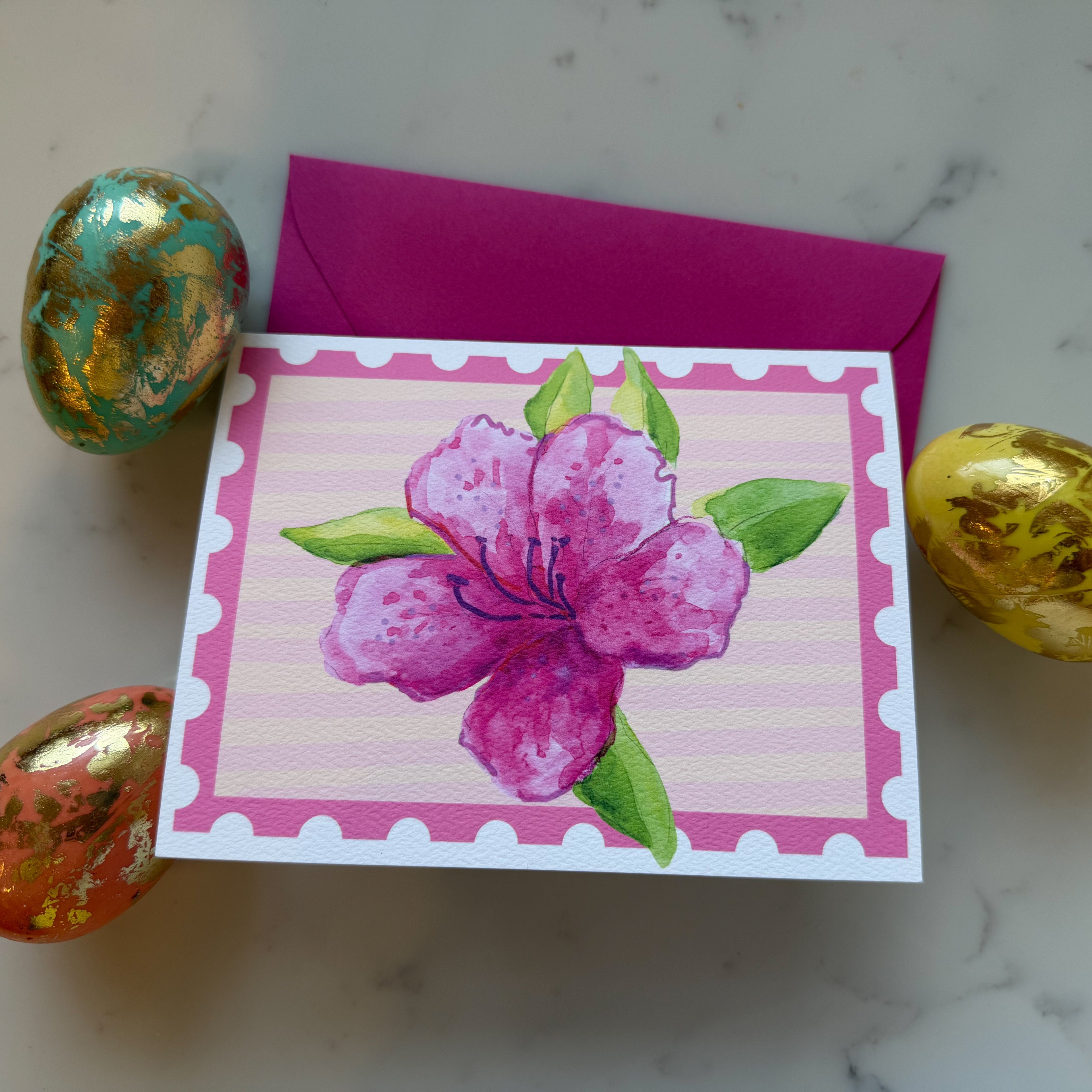 Azalea Notecards - Pack of 6 Cards