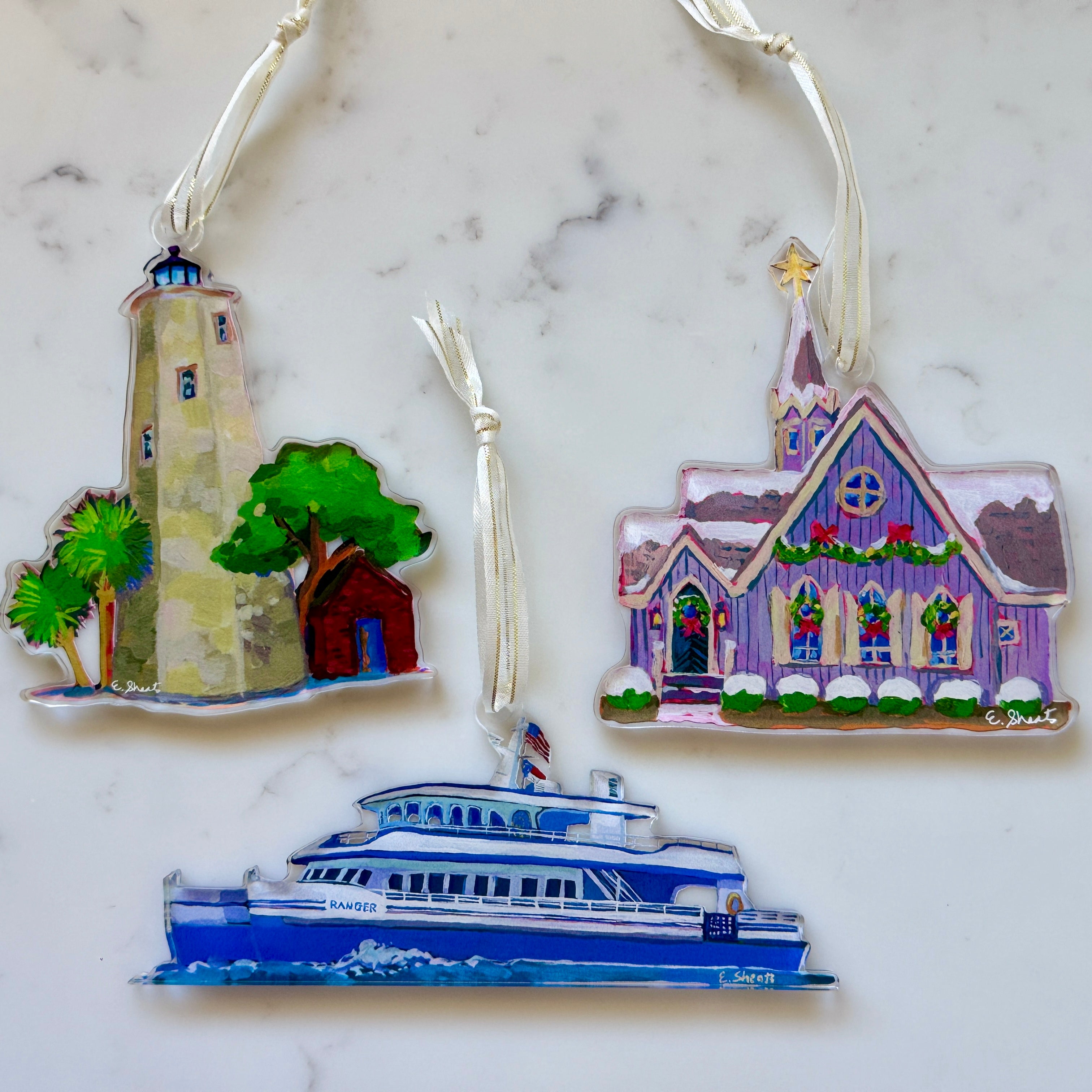 Bald Head Island Ornaments