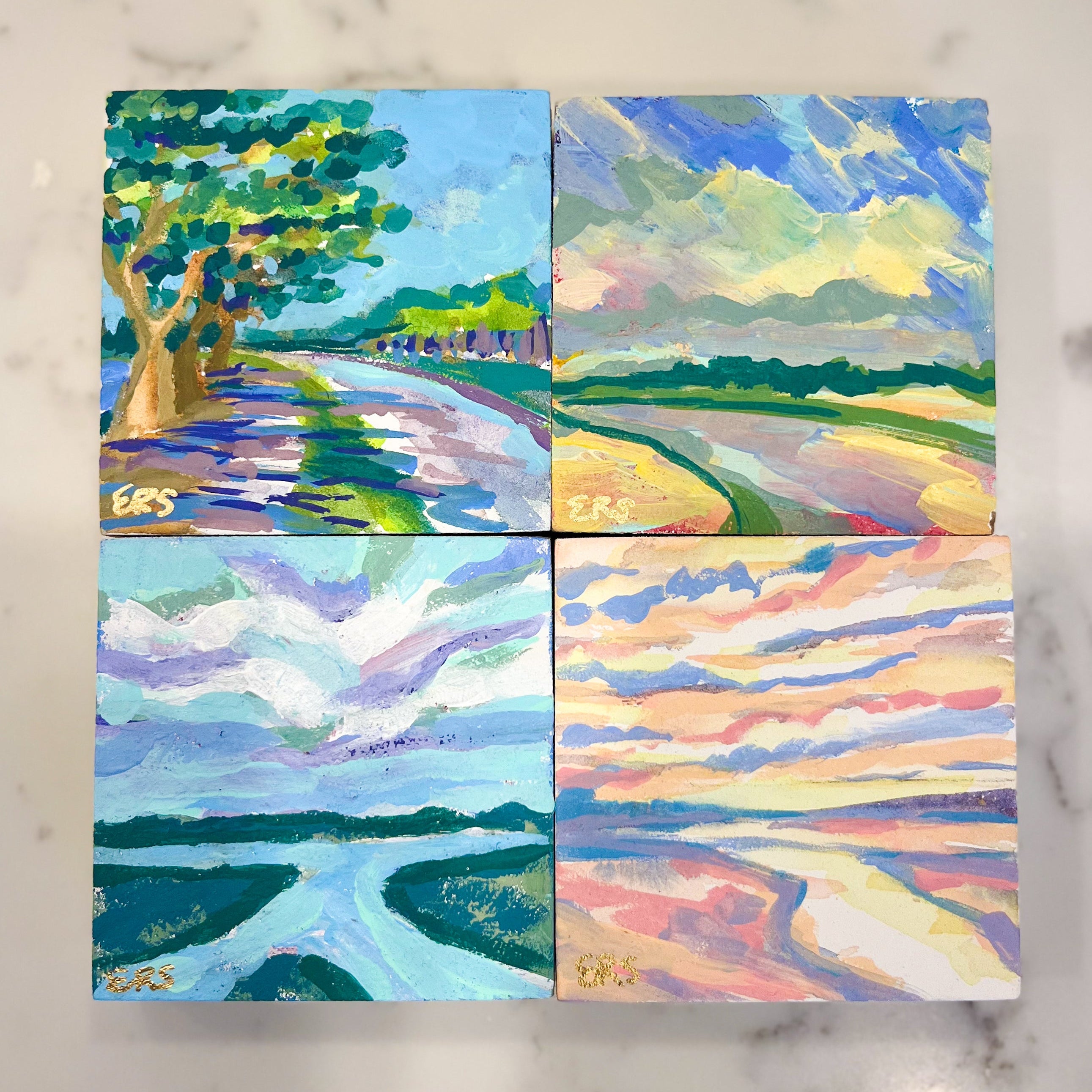 Pastel Crossing - Original - Elizabeth Sheats