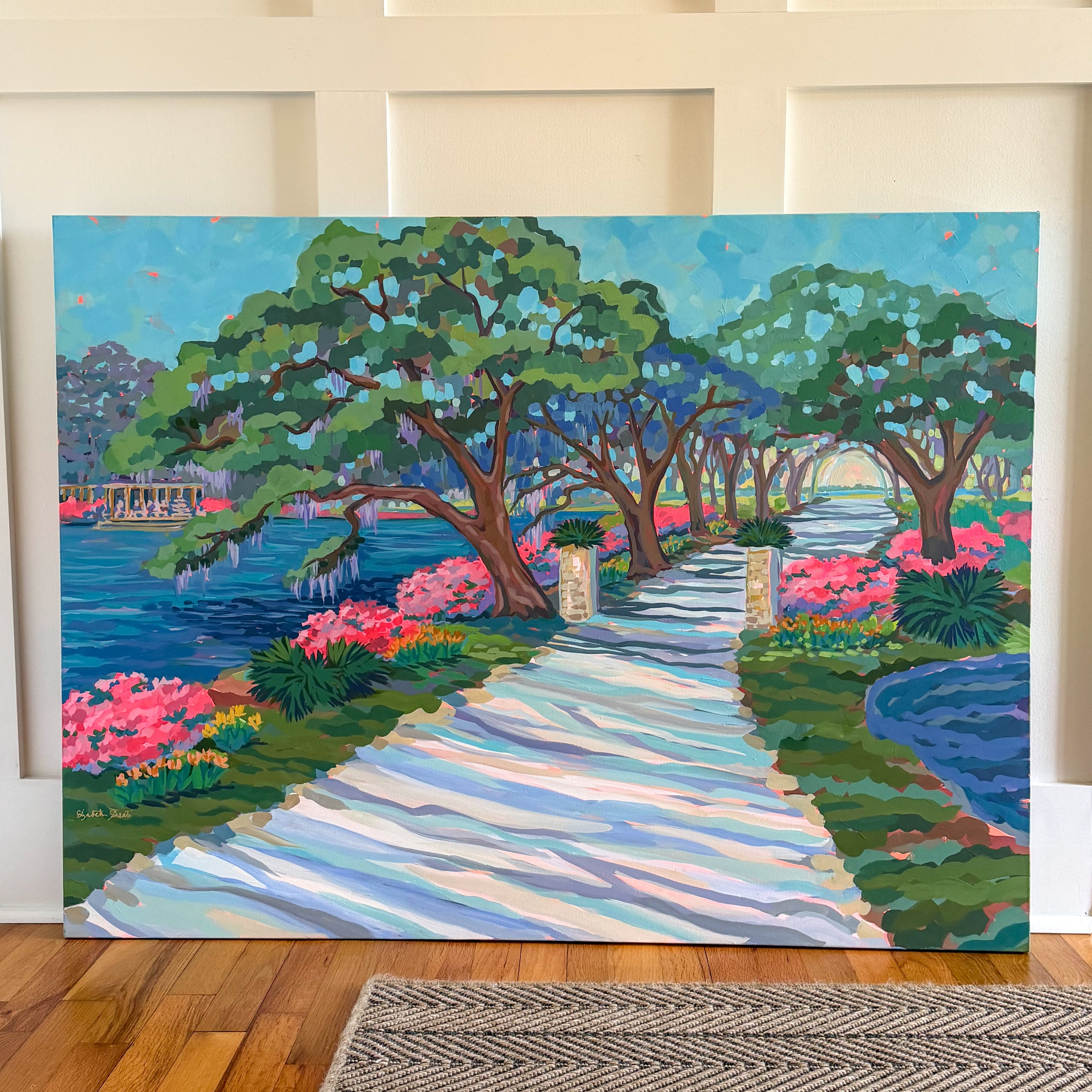Airlie Path - Original - by Elizabeth Sheats