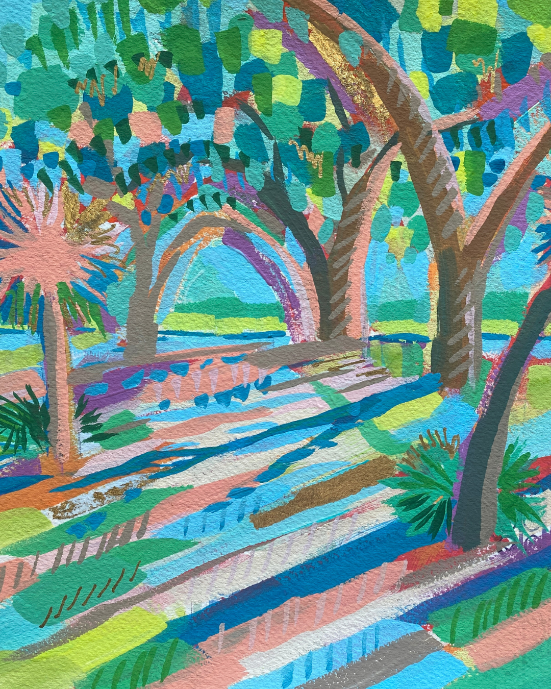 Walk With Me - Original - by Elizabeth Sheats