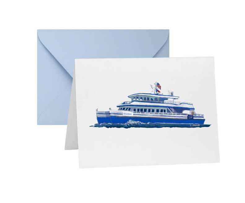 Bald Head Island Note Cards by Elizabeth Sheats