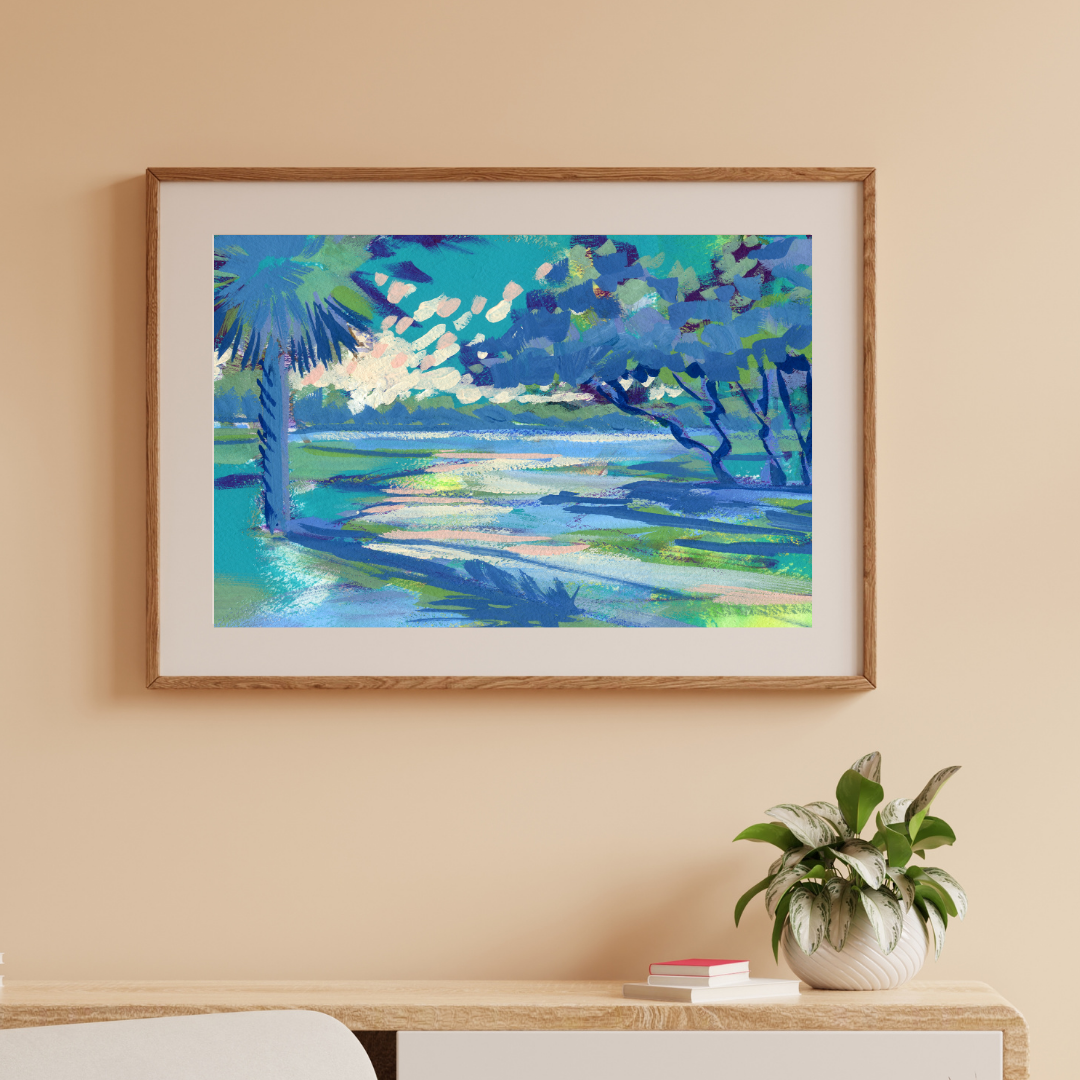 Early Dawn / Unframed Print by Elizabeth Sheats
