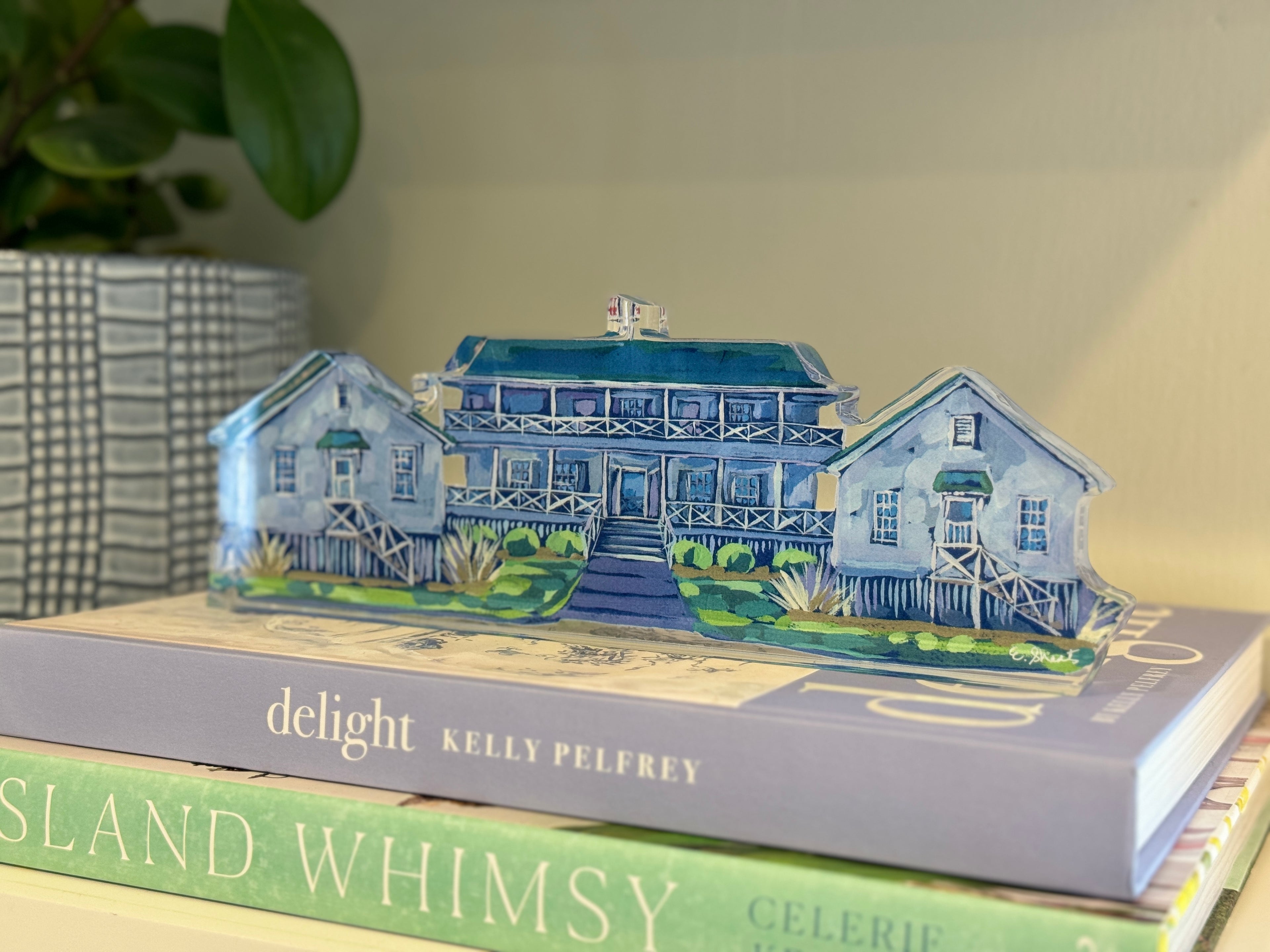 Carolina Yacht Club Block by Elizabeth Sheats