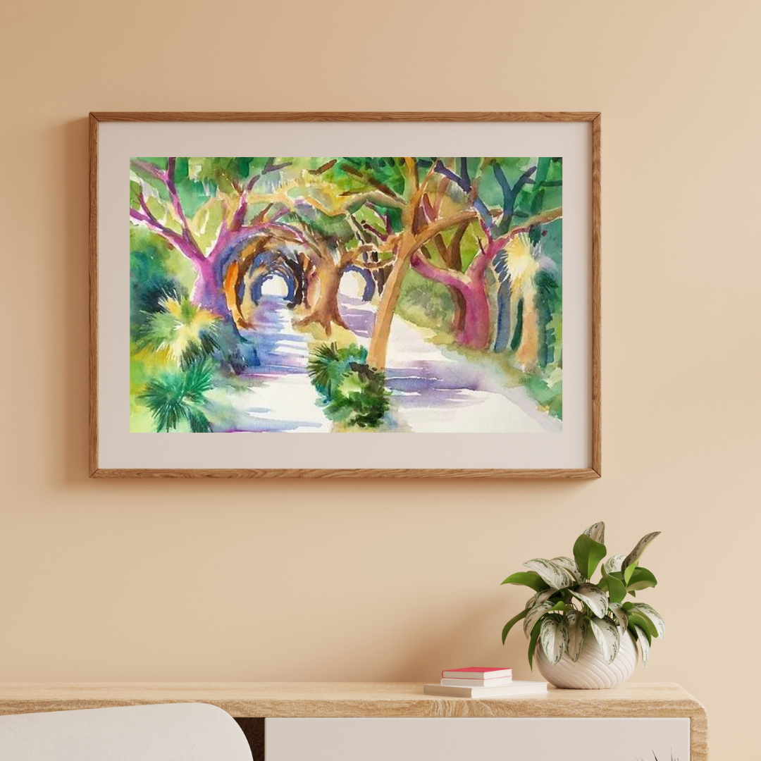 Federal Road / Bald Head Island / Unframed Print by Elizabeth Sheats