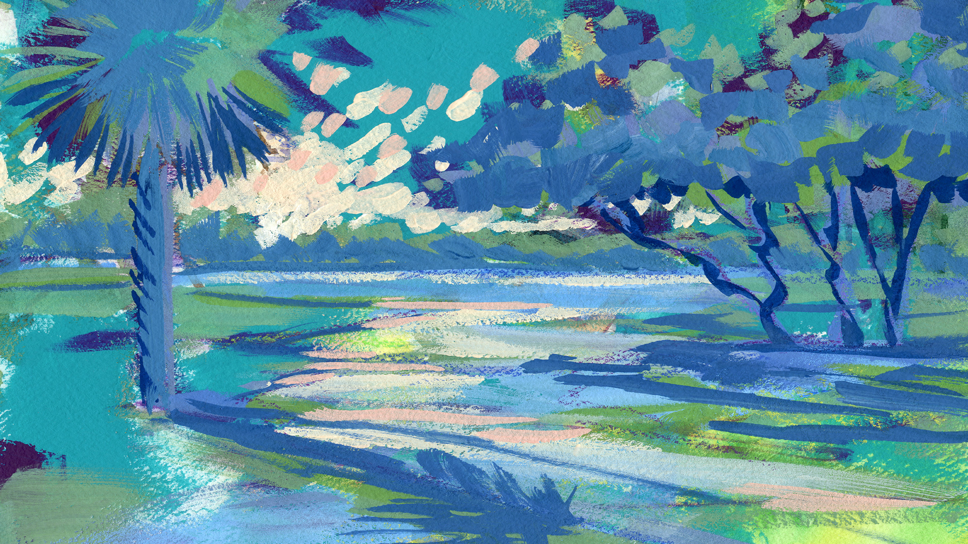 Early Dawn / Unframed Print by Elizabeth Sheats