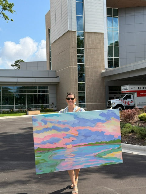 My Art Installed at Novant Hospital in Wilmington