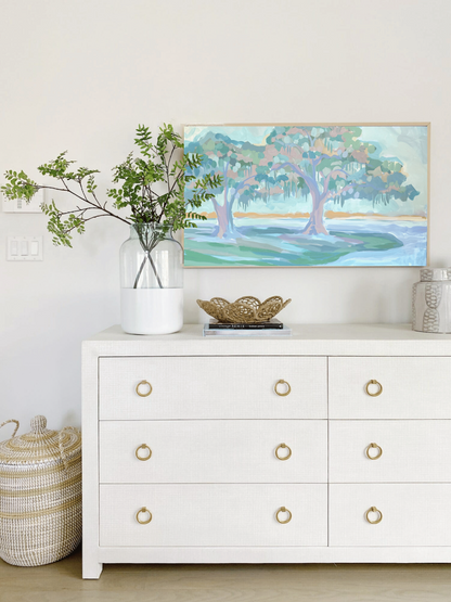 TV Download Mockup - Live Oak Marsh by Elizabeth Sheats