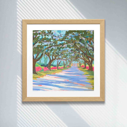 Mockup of Azaleas at Litchfield / Unframed Print by Elizabeth Sheats