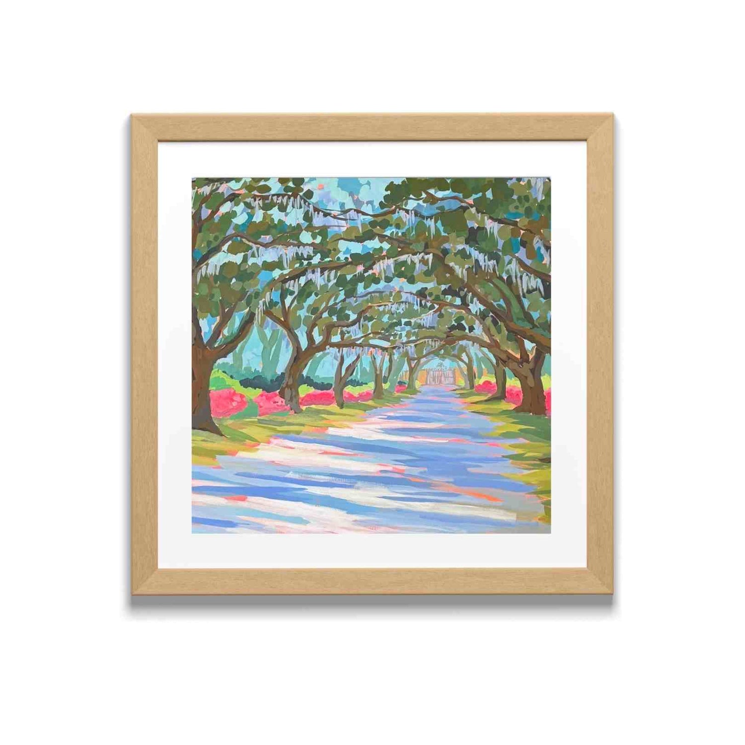 Mockup of Azaleas at Litchfield / Unframed Print by Elizabeth Sheats