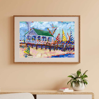 Race Day at the CYC / Wrightsville Beach / Unframed Print