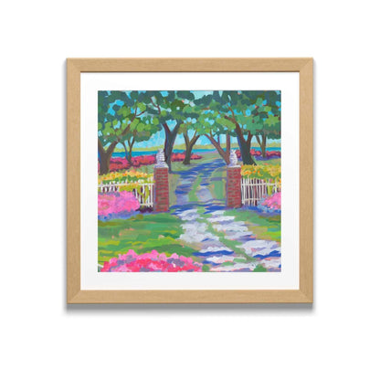 Chicora Wood Plantation Gate 1 Print Mockup by Elizabeth Sheats