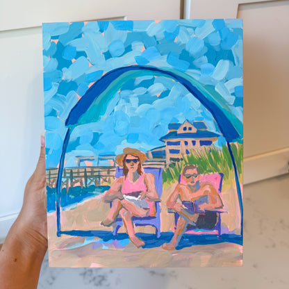 "Under The Shibumi at Crystal Pier" Elizabeth Sheats Original