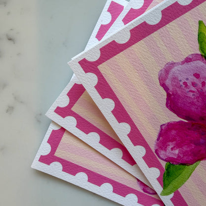 Azalea Notecards - Pack of 6 Cards