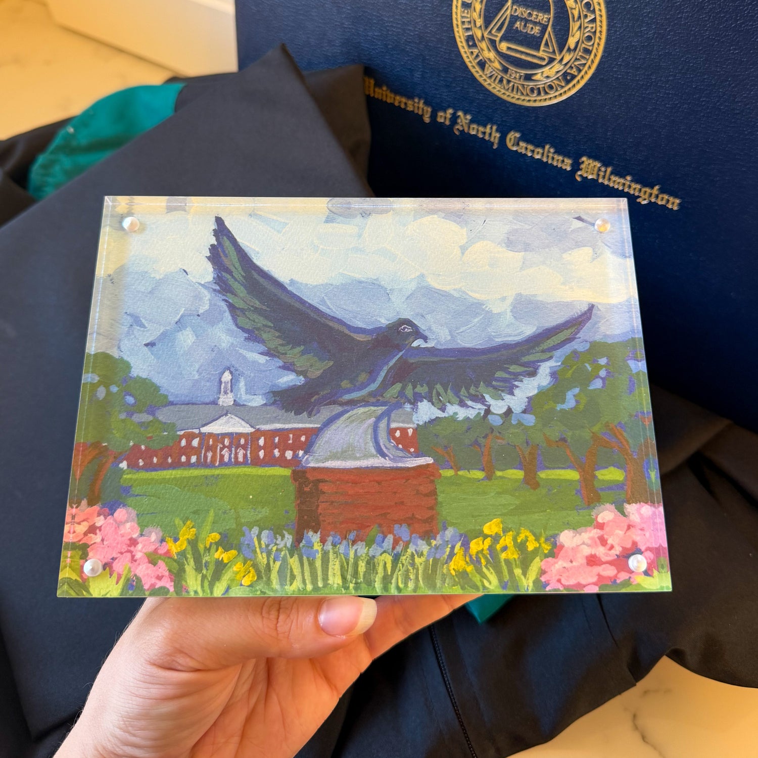 University of North Carolina Wilmington Graduation Gift by Elizabeth Sheats