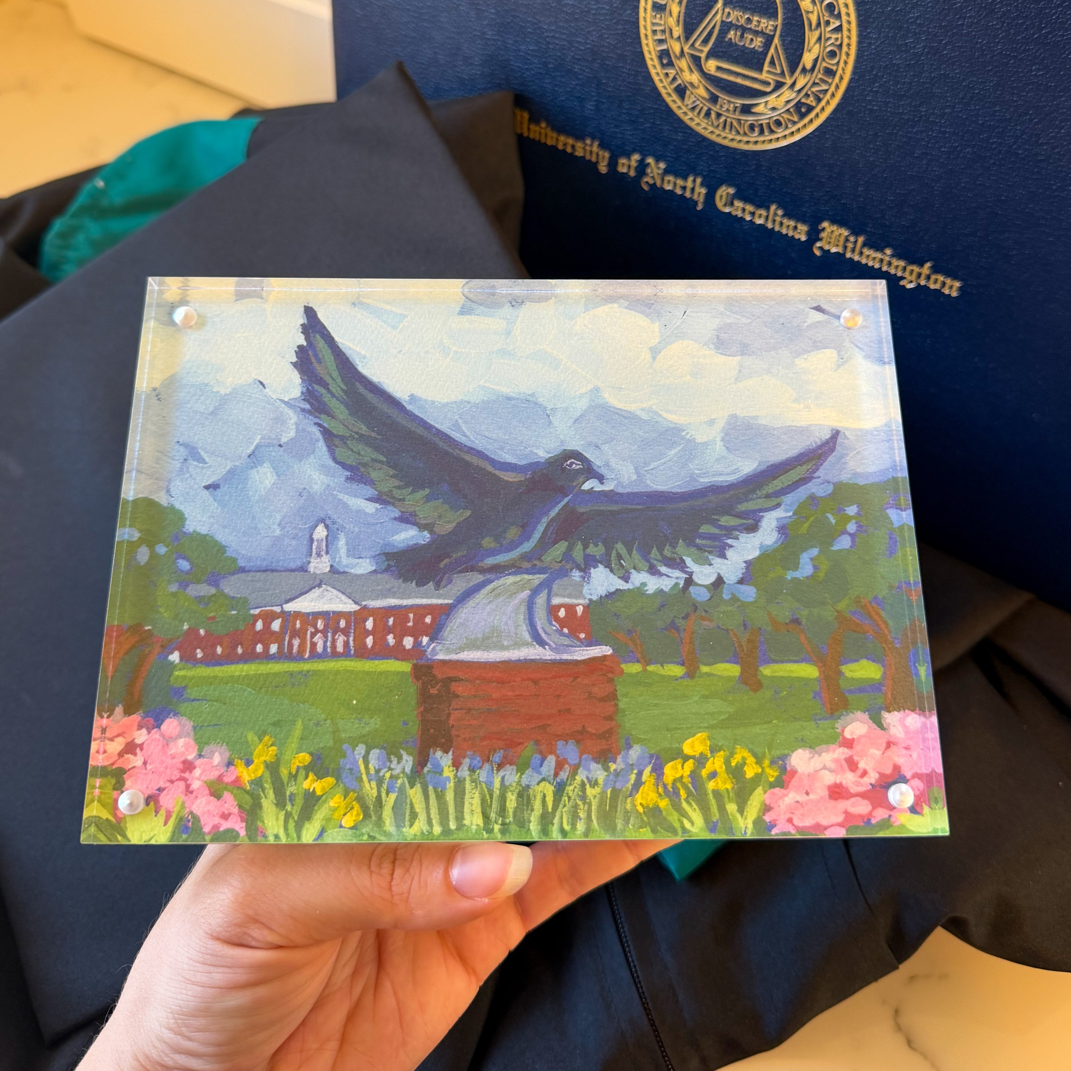 University of North Carolina Wilmington Graduation Gift by Elizabeth Sheats