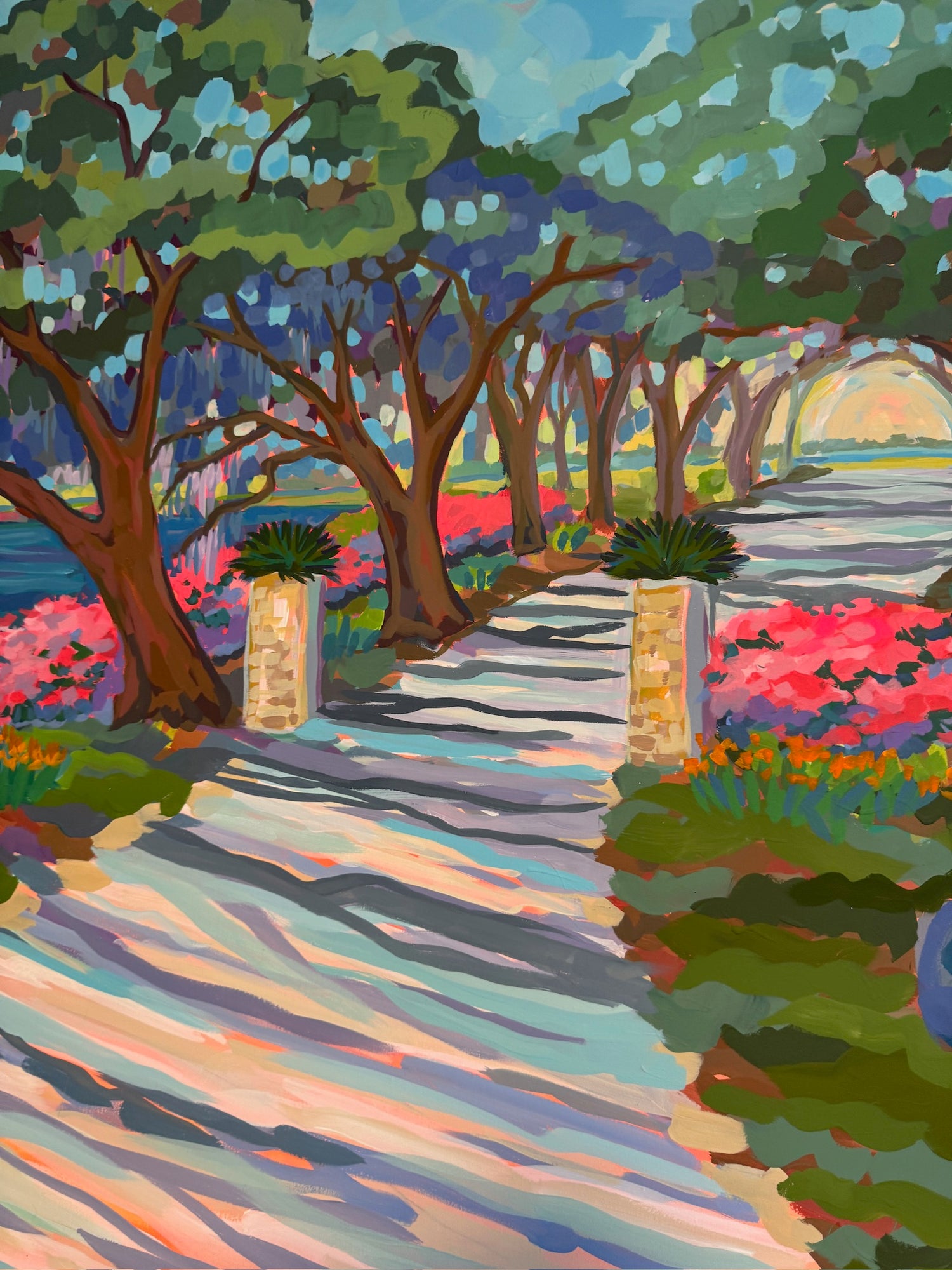 Airlie Path - Original - by Elizabeth Sheats