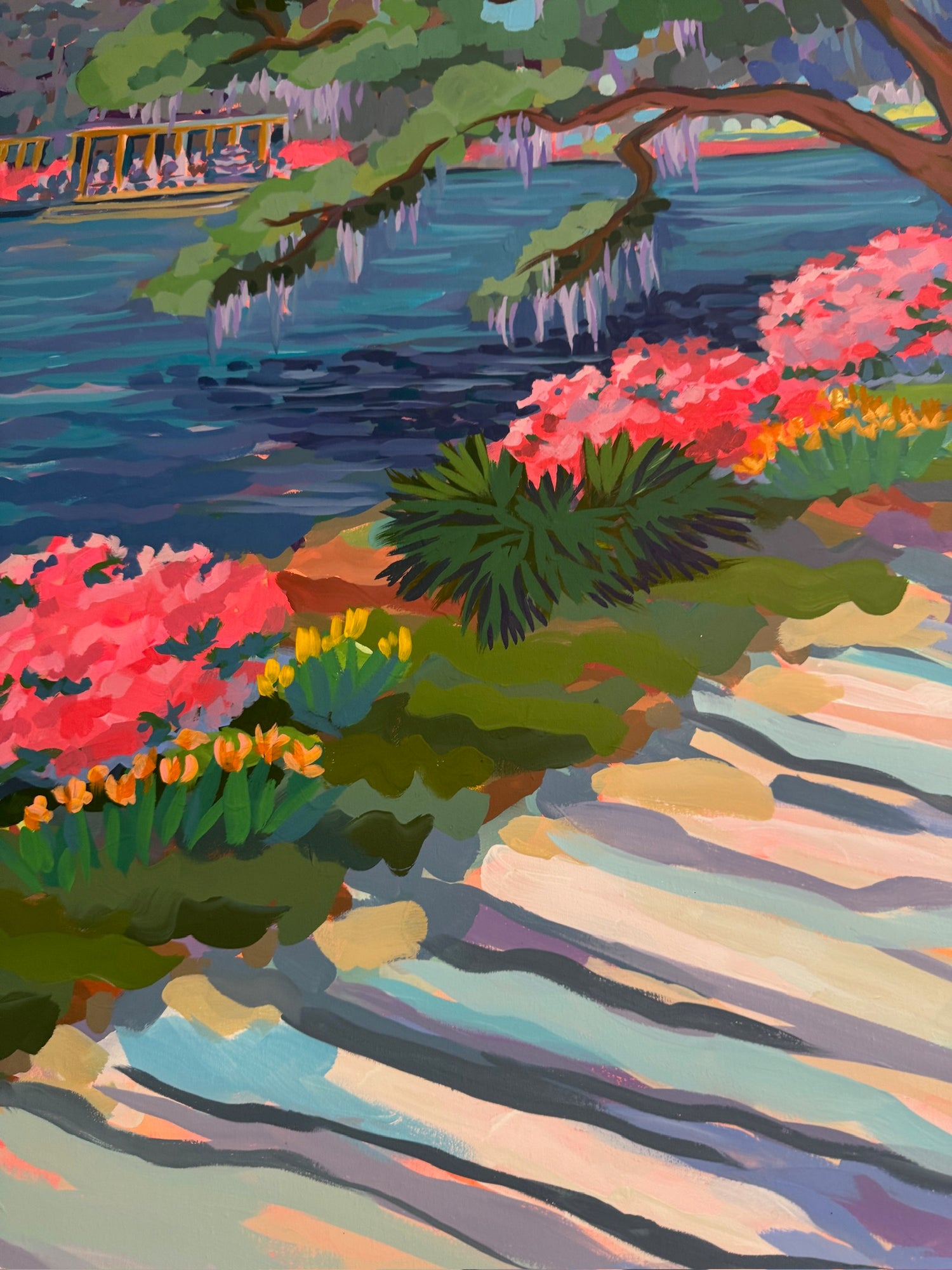 Airlie Path - Original - by Elizabeth Sheats