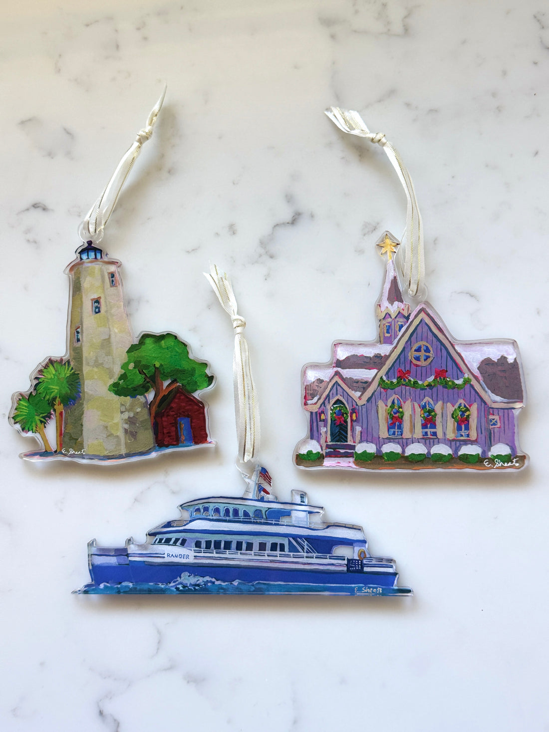 Bald Head Island Ornaments