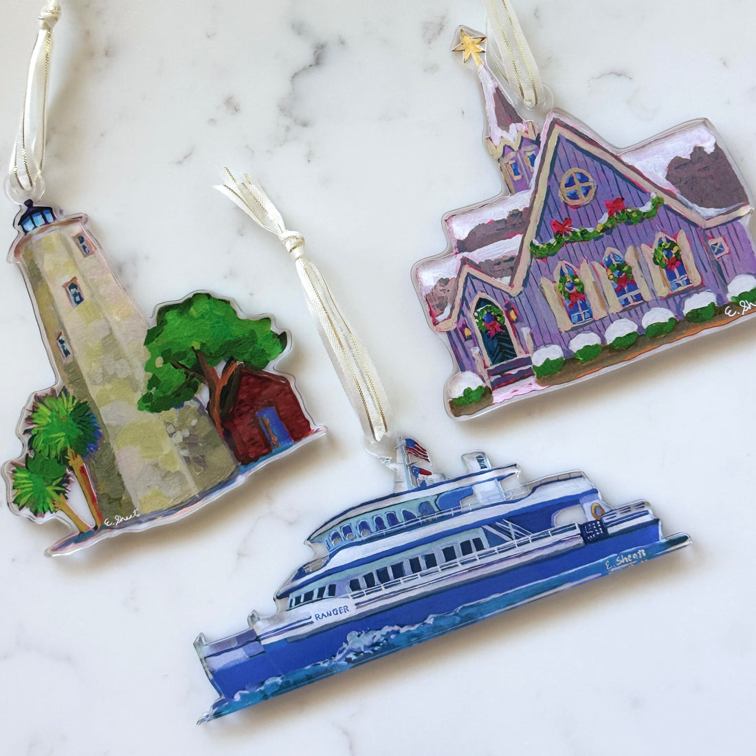 Bald Head Island Ornaments