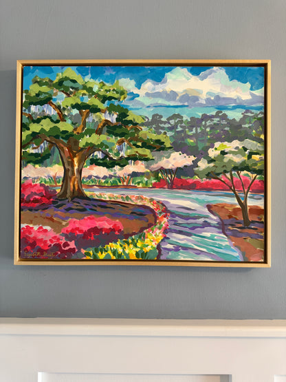 Airlie Gardens Path - Original - by Elizabeth Sheats