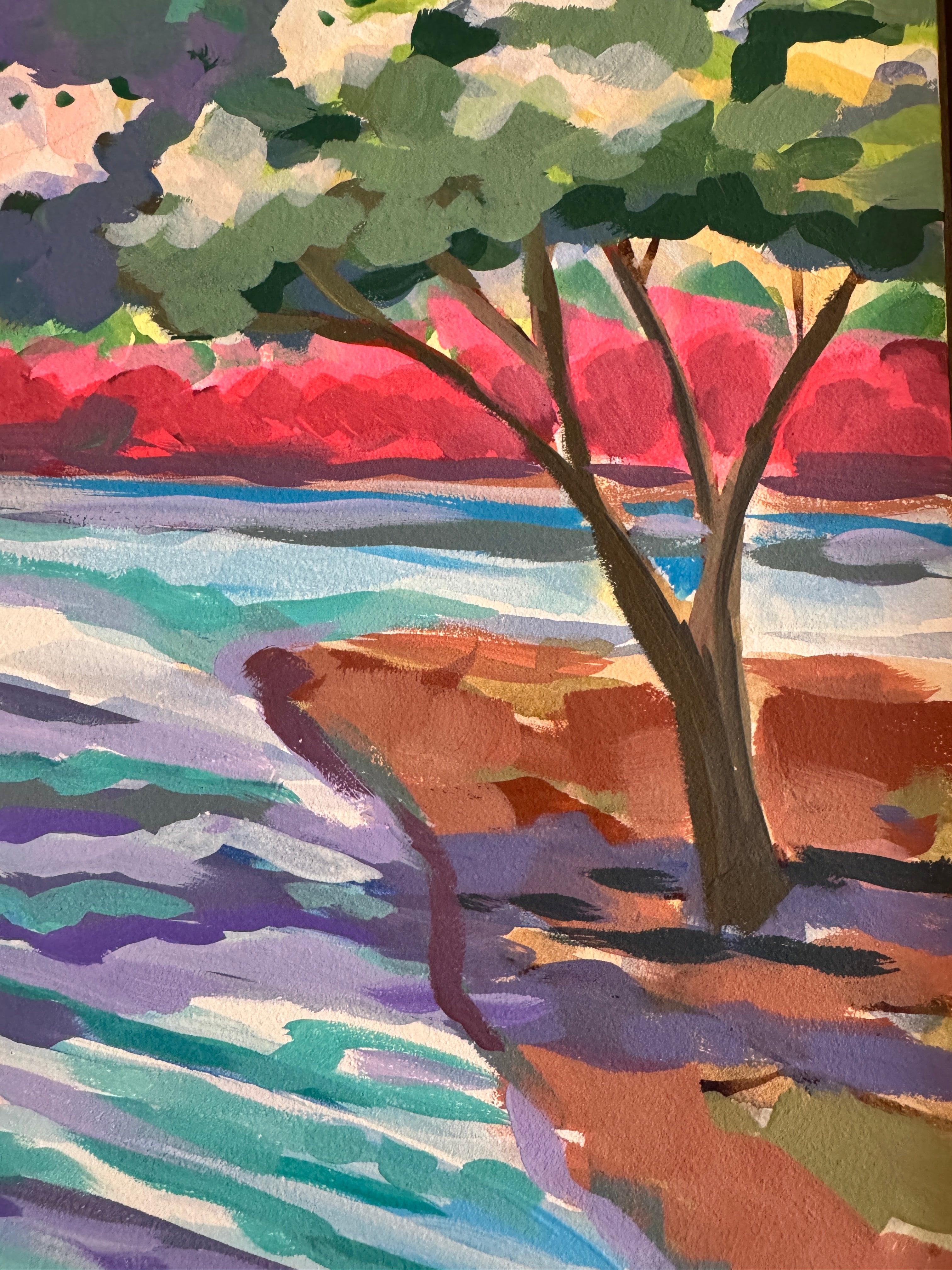 Airlie Gardens Path - Original - by Elizabeth Sheats