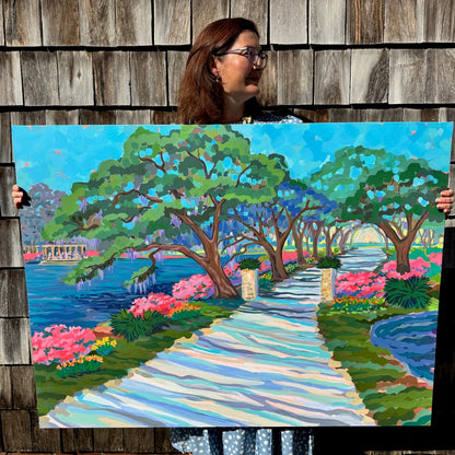 Airlie Path - Original - by Elizabeth Sheats