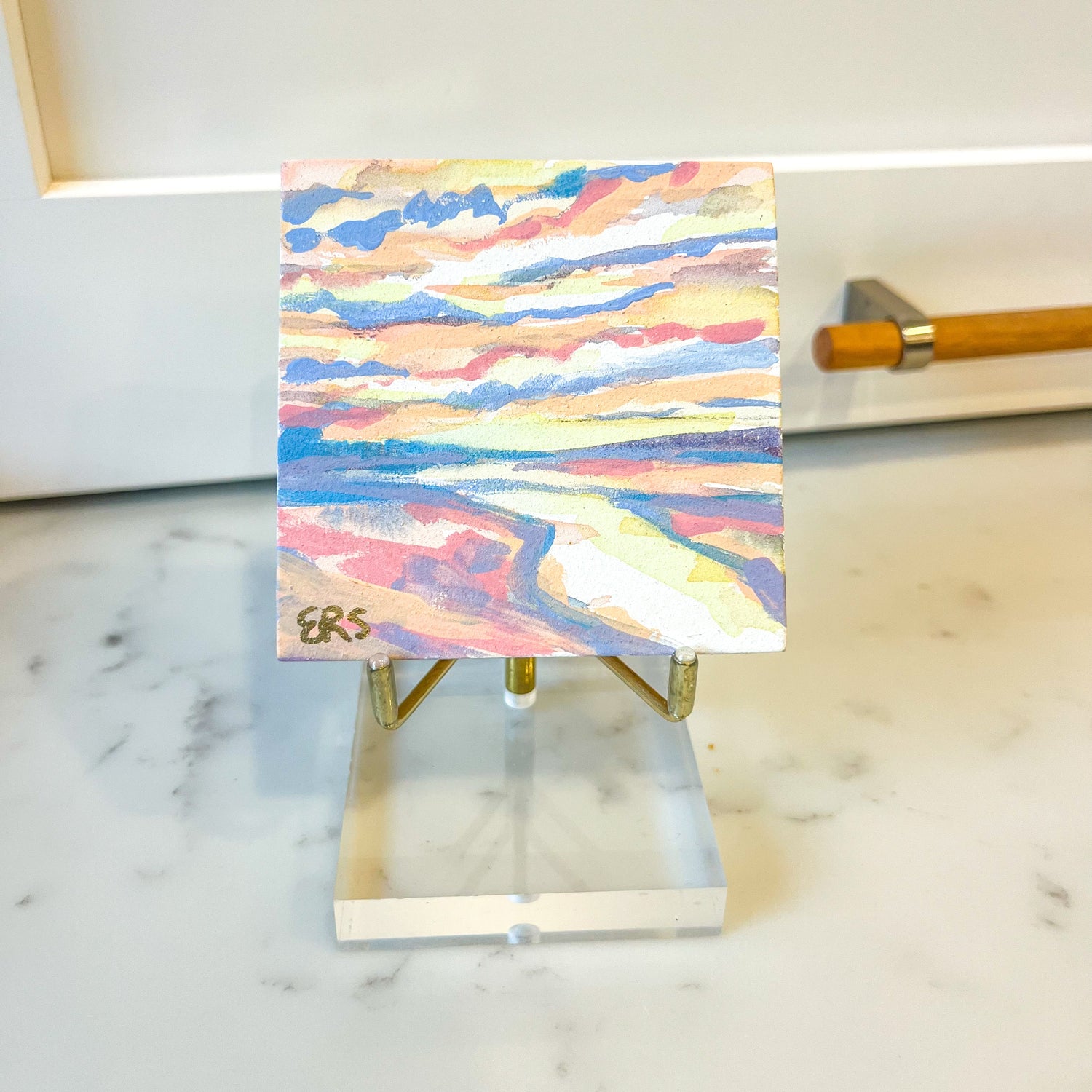 Pastel Crossing - Original - Elizabeth Sheats