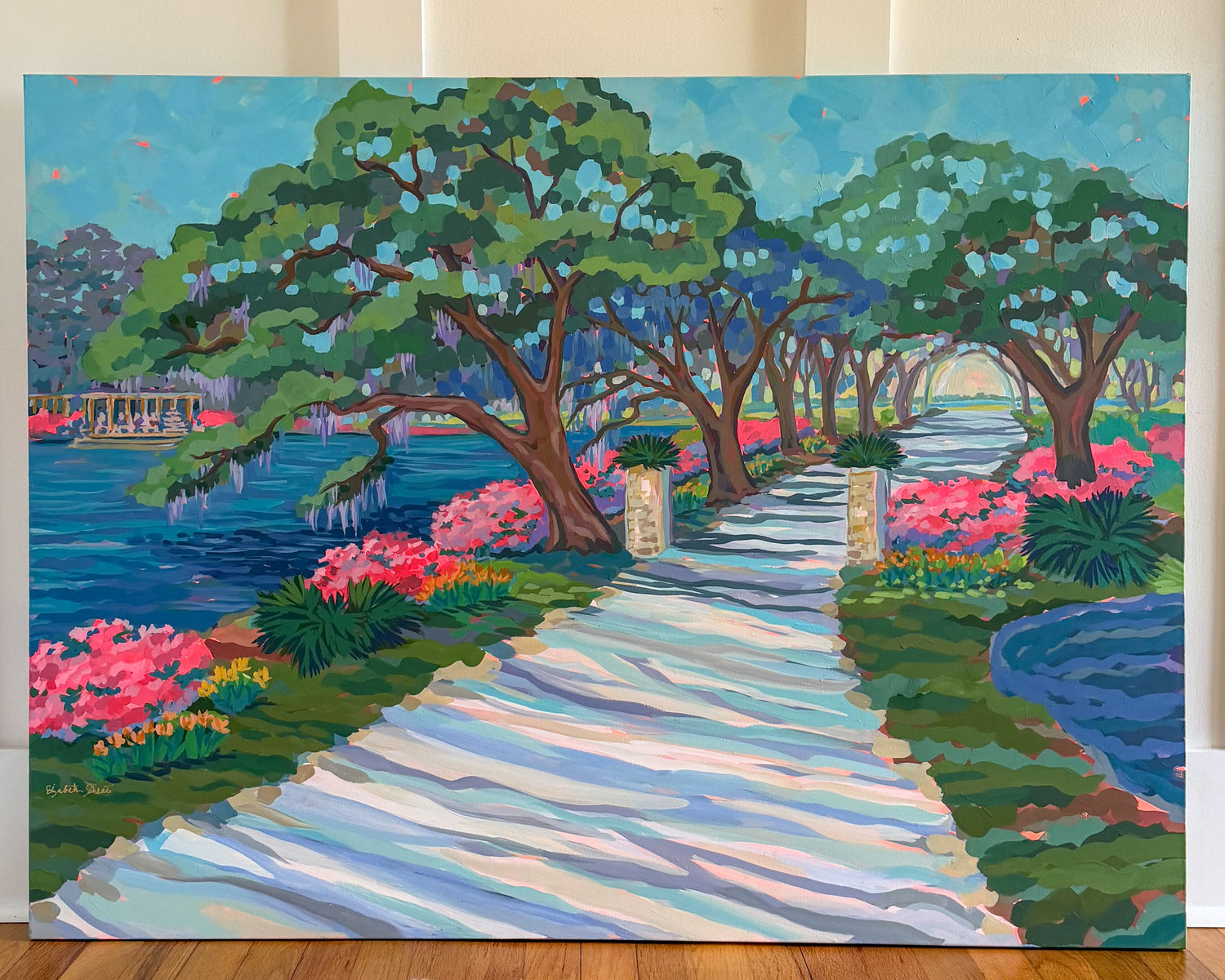 Airlie Path - Original - by Elizabeth Sheats