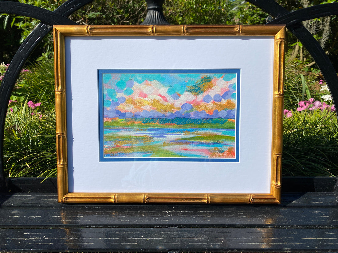 Storm Approaching Original Framed Painting by Elizabeth Sheats