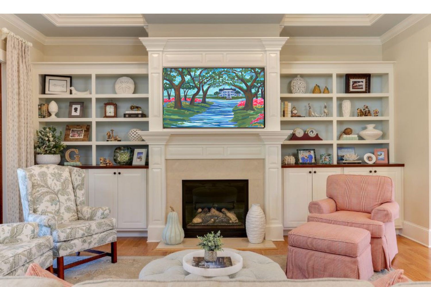Mockup of Litchfield Plantation with Azaleas TV Download by Elizabeth Sheats