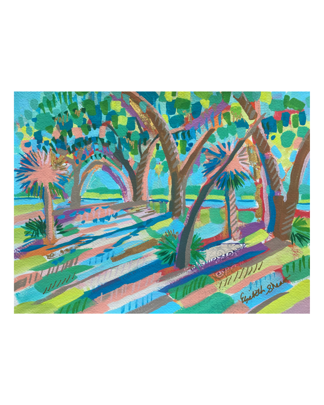 Walk With Me - Original - by Elizabeth Sheats