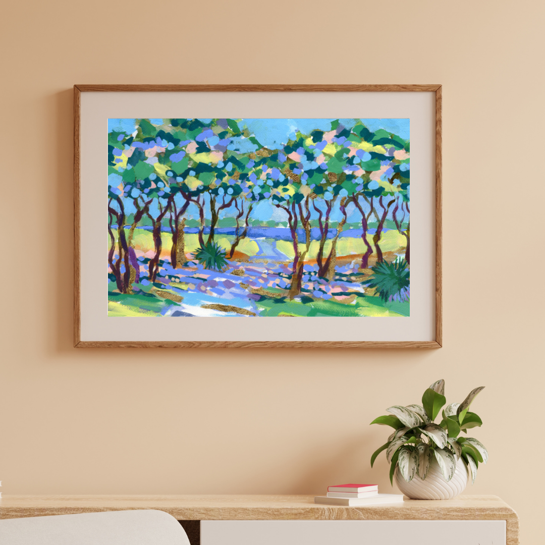 The Path to the Best Picnic Spot / Giclee Print