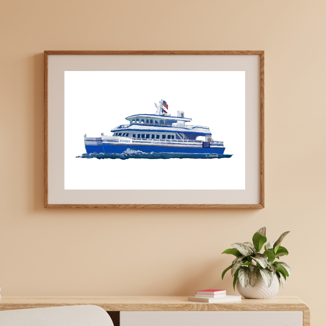 Ranger Ferry / Bald Head Island / Unframed Print