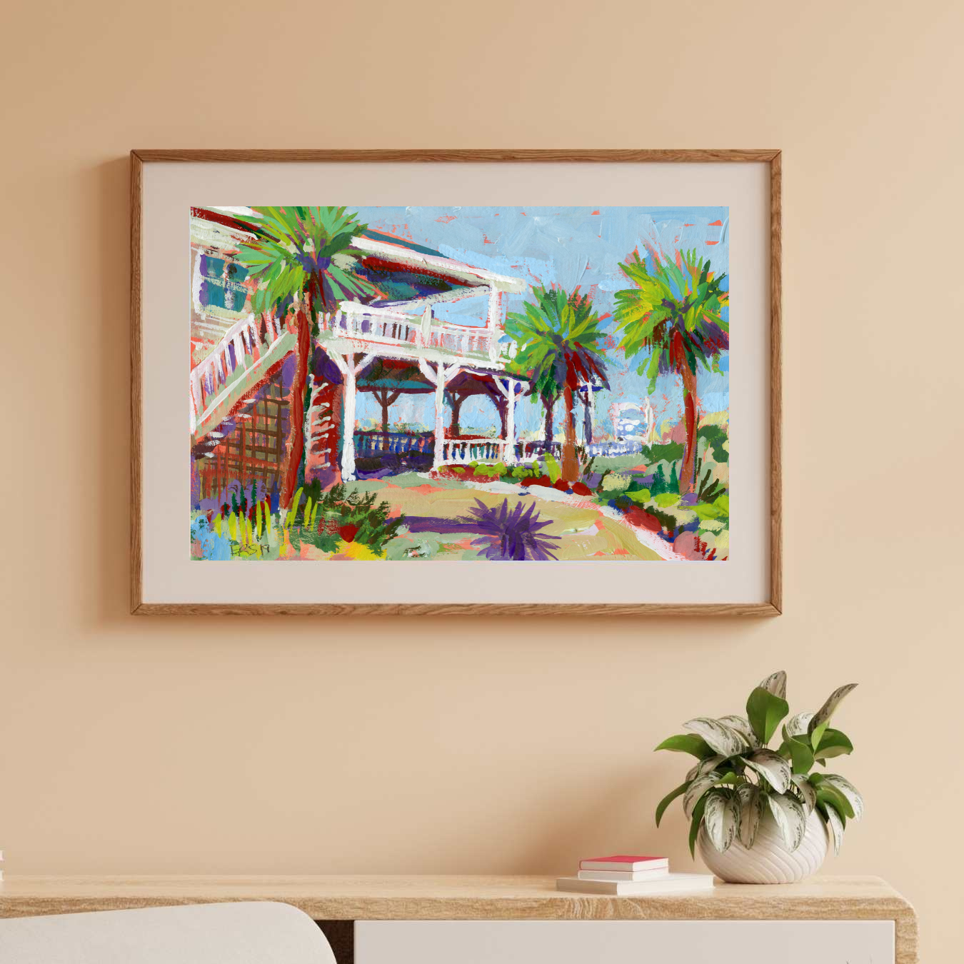 Surf Club Pavillion / Unframed Print
