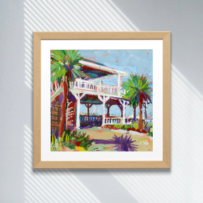 Surf Club Pavillion / Unframed Print