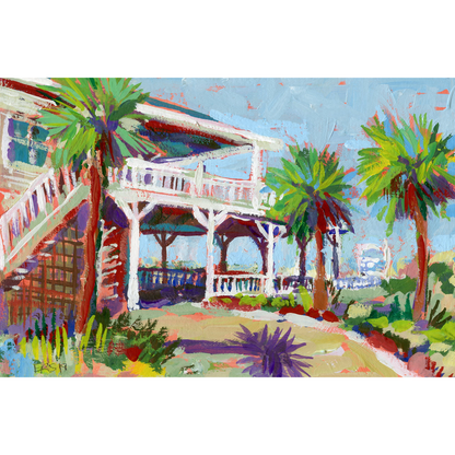 Surf Club Pavillion / Unframed Print