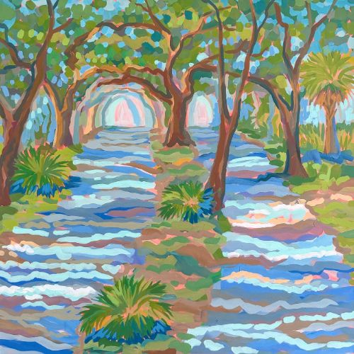 Crossing the Island - Original - by Elizabeth Sheats