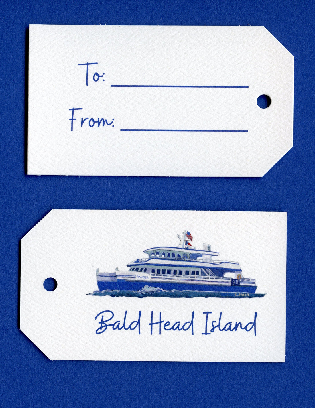 Bald Head Island Gift Tags