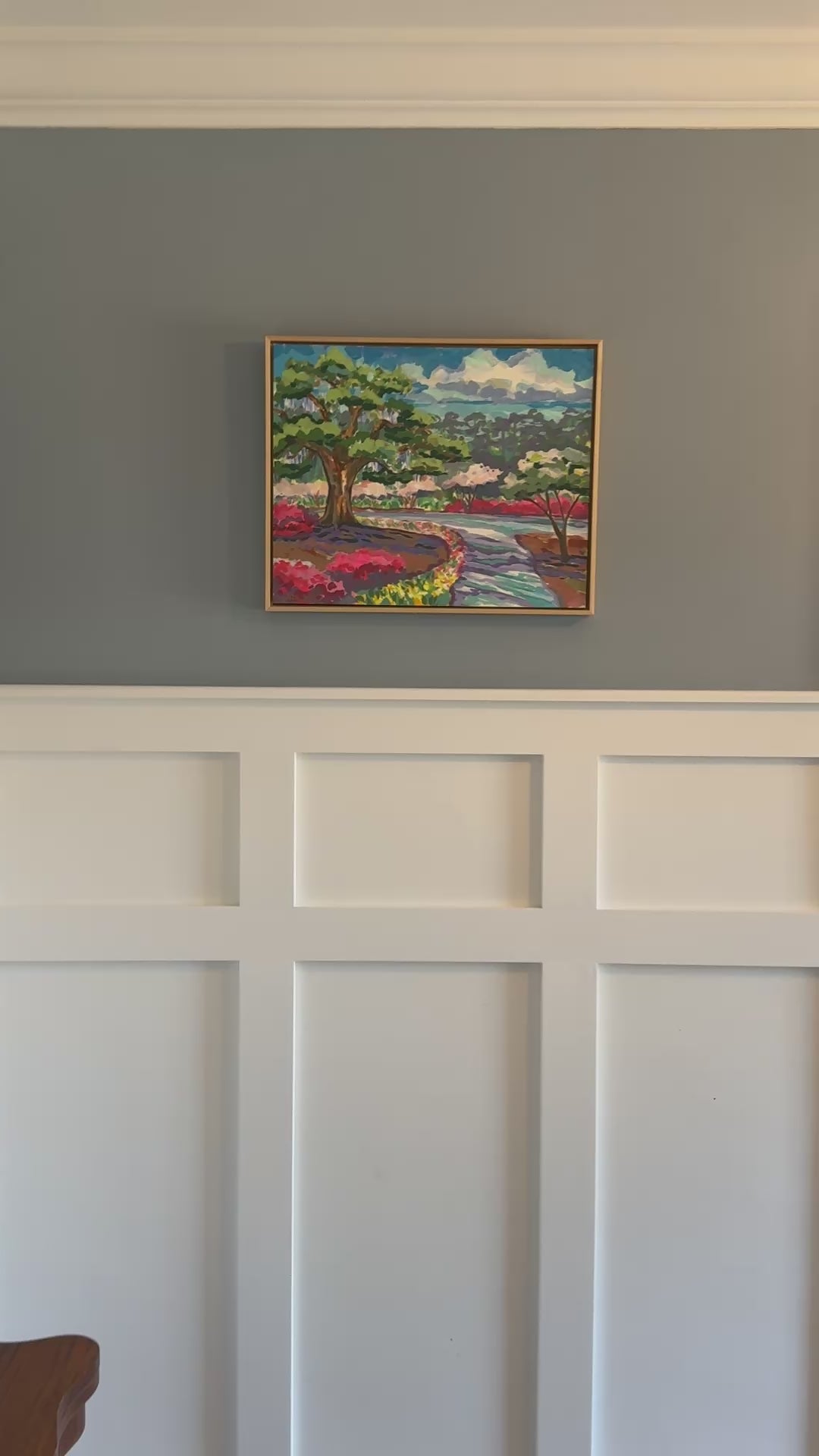 Airlie Gardens Path - Original - by Elizabeth Sheats